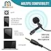 Miracle Sound Deluxe Lavalier Lapel Clip-on Omnidirectional Condenser Microphone and 10 ft Cable for Apple iPhone, Ipad, iPod Touch, Samsung Android and Windows Smartphones