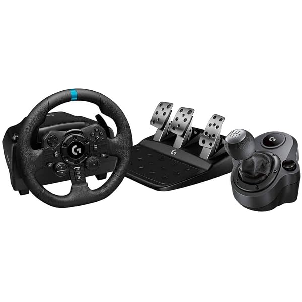 RS 踏板 PS5 PC TRUEFORCE Amazon.com: Logitech G923 Racing Wheel and Pedals, TRUEFORCE Force