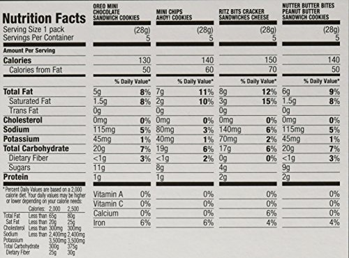 Nabisco Classic Mix Variety Pack with Cookies & Crackers, 20 Count Box, 20 Ounce (Pack of 20)