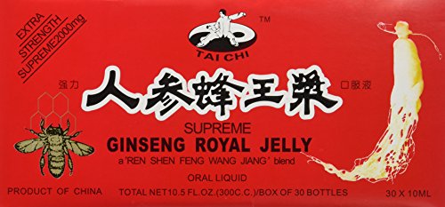 Tai Chi - Supreme Ginseng Royal Jelly Oral Liquid Supreme 2000 mg, 30 x 10 Ml