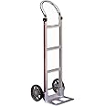 Magliner HMK111AA1 Aluminum Hand Truck, Horizontal Loop Handle, 14" x 7-1/2" Aluminum Diecast Nose Plate, 500 lb Capacity