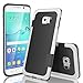 TILL for Galaxy S6 Edge Case, TILL(TM) Ultra Slim 3 Color Hybrid Impact Anti-Slip Shockproof Soft TPU Hard PC Bumper Extra Front Raised Lip Case Cover for Samsung Galaxy S6 Edge G925 [Black]