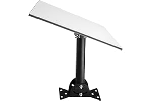 NovaKits Starlink Gen 3 Heavy Duty Pivot Roof Mount Kit, 50mm Diameter Mast, Black, Includes Aluminum Alloy Slide-in Pipe Adapter