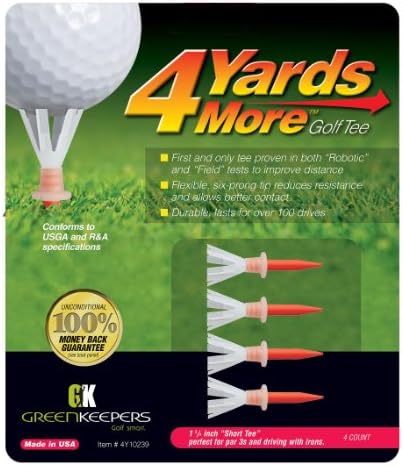 4 Yards More Golf- Plastic Golf Tees