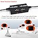 [2019 Newest] HDTV Antenna,Indoor Digital TV Antenna Amplified Support 4K 1080P VHF UHF & Older TV's Digital Antenna with Amplifier Signal Booster,17ft Coax Cable/USB Power Adapter (160Miles)