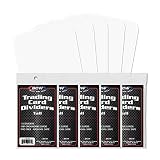 NEW BCW TALL TRADING CARD DIVIDERS PACK OF 50