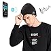 Music Beanie Wireless Hat Cap with Built-in Stereo Speakers and Microphone for Winter Sports and Outdoor Sports & Unique (Black)