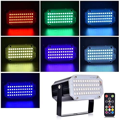 LED Party Stage Light with with Remote and Sound Activate for Xmas Party Wedding Club Show Dancing Thanksgiving