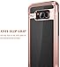 E LV Case for Samsung Galaxy S8 Plus - Armor Defender Slim Case for Samsung Galaxy S8 Plus - [Black/Rose Gold]