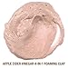 Freeman Feeling Beautiful Apple Cider Vinegar 4-in-1  Foaming Clay Mask and Scrub, 6-Ounce, 2 Count