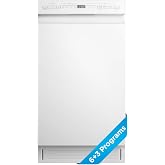 Midea 18 Inch Built-in Dishwasher, 8 Place Settings, Stainless Steel Tub | 6 Washing Cycles, Energy Star Certified with Heated Dry &amp; High-Temp Wash, Slim Quiet for Apartments, and RVs, White