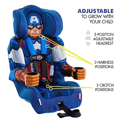 KidsEmbrace 2in1 ForwardFacing Harness Booster Seat, Marvel Captain America Pricepulse