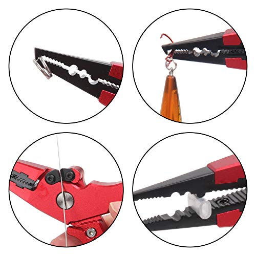 Aluminium Angelzange Hakenlöser, Fischzange Angelhaken Entferner Angel Zubehör – Bild 5