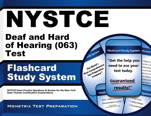 NYSTCE Deaf and Hard of Hearing (063) Test Flashcard Study System: NYSTCE Exam Practice Questions & Review for the New York State Teacher Certification Examinations (Cards)