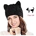 Cocobla Women's Hat Cat Ear Crochet Braided Knit Caps