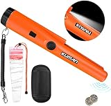Kuman Pin pointer Water Resistant Metal Detectors with Holster Treasure Hunting Unearthing Tool Accessories Buzzer Vibration Automatic Tuning KW30