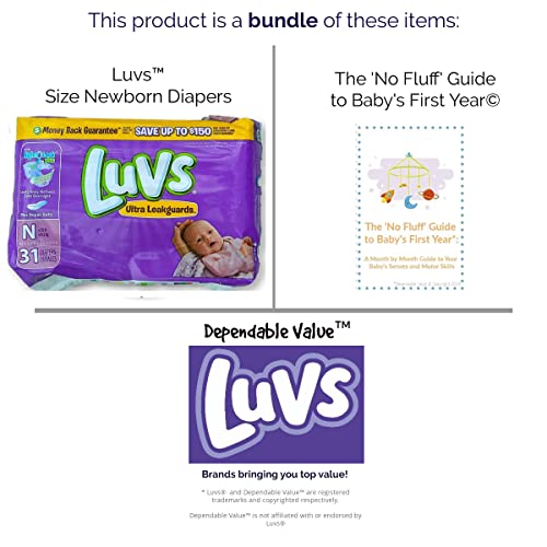 Luvs Diapers Size Newborn N Less Than 10 Pounds (31 Count) Bundle