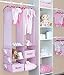 Delta Children Nursery Storage 24 Piece Set - Easy Storage/Organization Solution - Keeps Bedroom, Nursery & Closet Clean, Pink