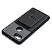Dockem Card Case for Google Pixel 2 XL - Kickstand Flap with Synthetic Leather and Slim TPU Bumper Wallet Case with Textured Twill Canvas Styling, Elastic Slot for Multiple Cards