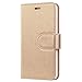 iPhone 6s Case,iPhone 6 Case,by Ailun,PU Leather&Soft TPU,Impact Resistant&Anti-Scratch Wallet Case,Self-Stand for Video Watching,Card Holder,Magnetic Flip Cover[GOLD]