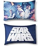 Star Wars Blue and White Reversible Pillowcase