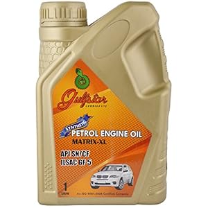 Gulfstar Matrix XL 5W-40 API SN Fully Synthetic Petrol Engine Oil for Modern Cars (1 L)