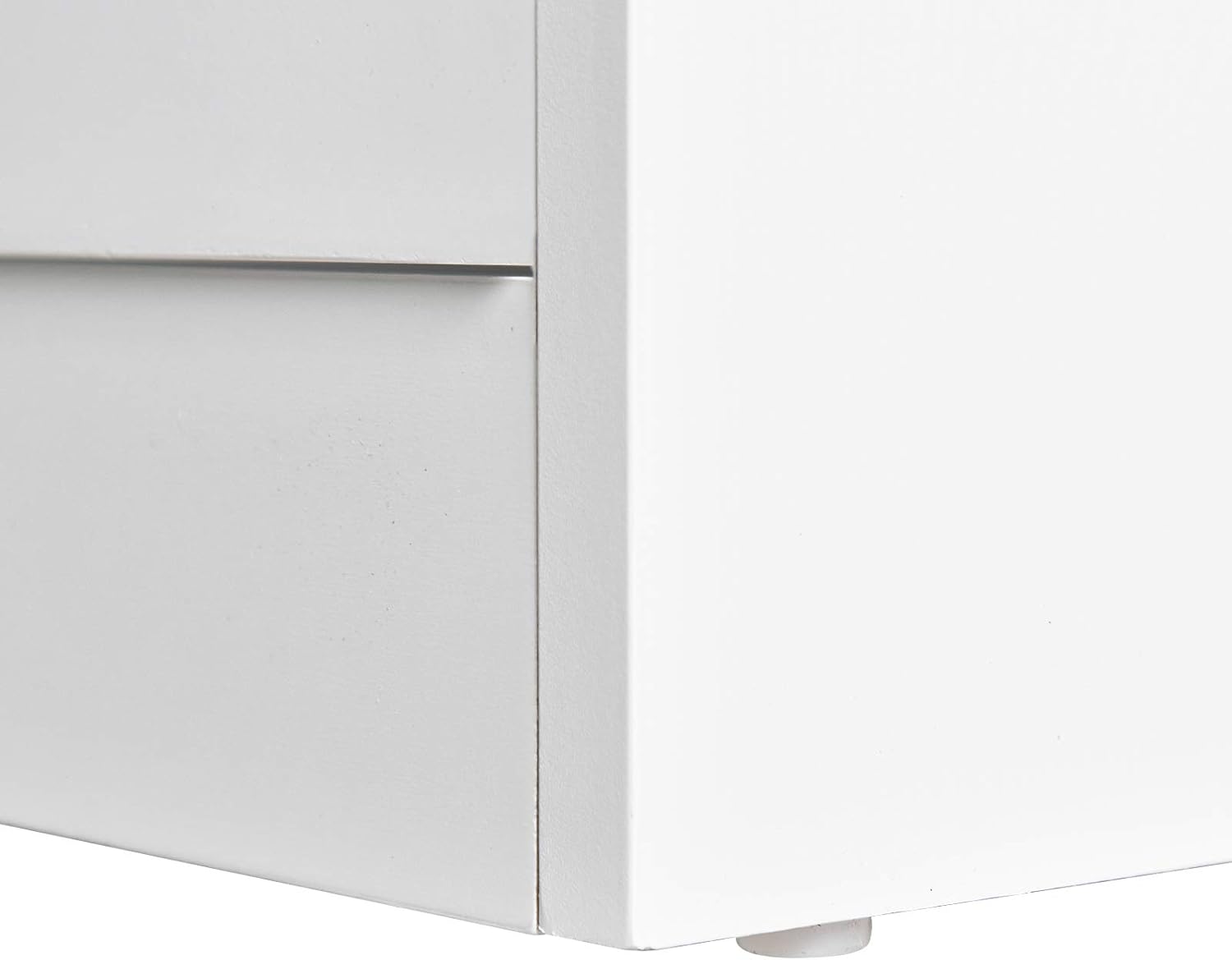 HOMCOM 72" Modern Kitchen Solid Storage Kitchen Cabinet Pantry with Sleek Minimal Design & Ample Storage Space, White: Furniture & Decor