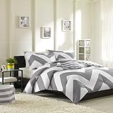 Mi-Zone Libra Comforter Set, Full/Queen, Grey