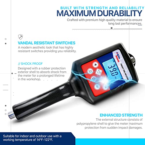 AlphaWorks Tire Pressure Gauge, Preset Inflator with Air Chuck and