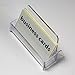 Officemate Broad Base Business Card Holder, 1.9 x 3.9 x 2.4, Clear (97832)