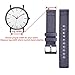 Ritche Christmas Gift 20mm Vintage Canvas Wristbands Watch Bands Replacement Quick Release Watch Straps for Men, White Elephant Gifts, Stocking Stuffers for Men, Father's Day gifts