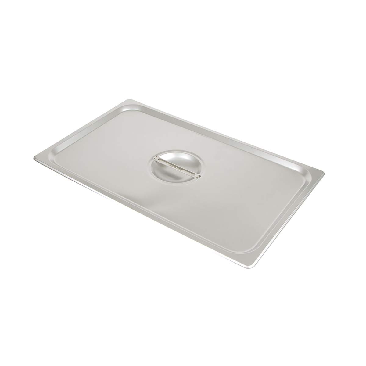 Update International STP-100CHC S/Steam Table Pan Cover, Full Size Notched, 18-8 Stainless Steel AISI-304