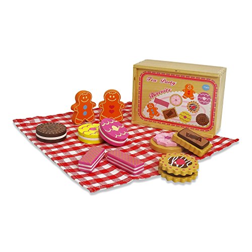 wooden biscuit set