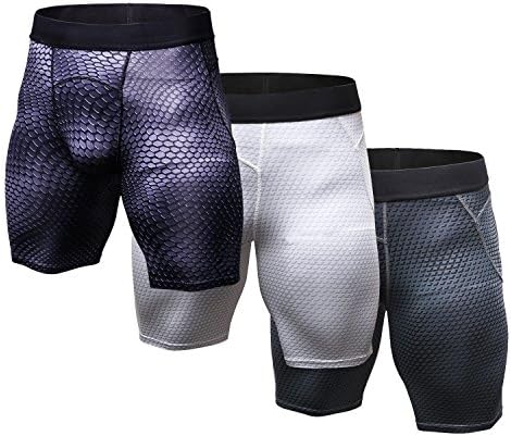 iEventStar Mens Cool Dry Compression Shorts Sports Baselayer