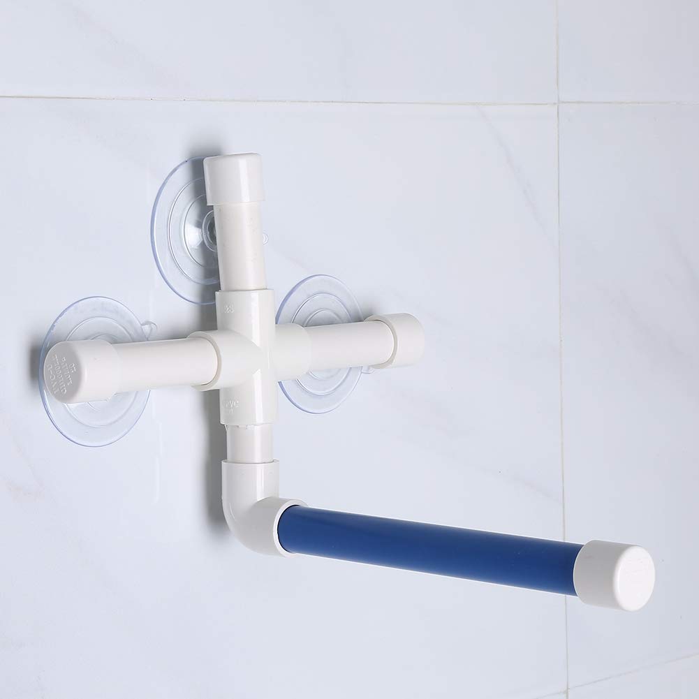 Parrot Shower Perch, White + Blue Shower Bird Perch, for pets
