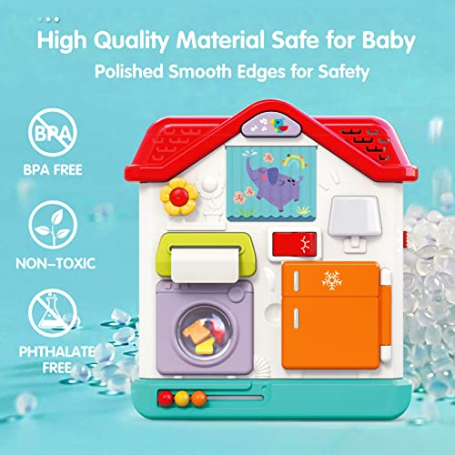 YOSICIL Musical Baby House Toys, 10 Months and Up Baby Sensory