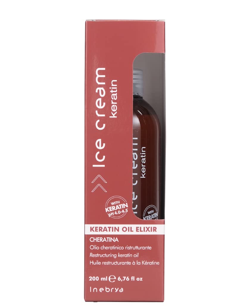 Inebrya Ice Cream Keratin Elixir Oil, 200 ml, 200 ml