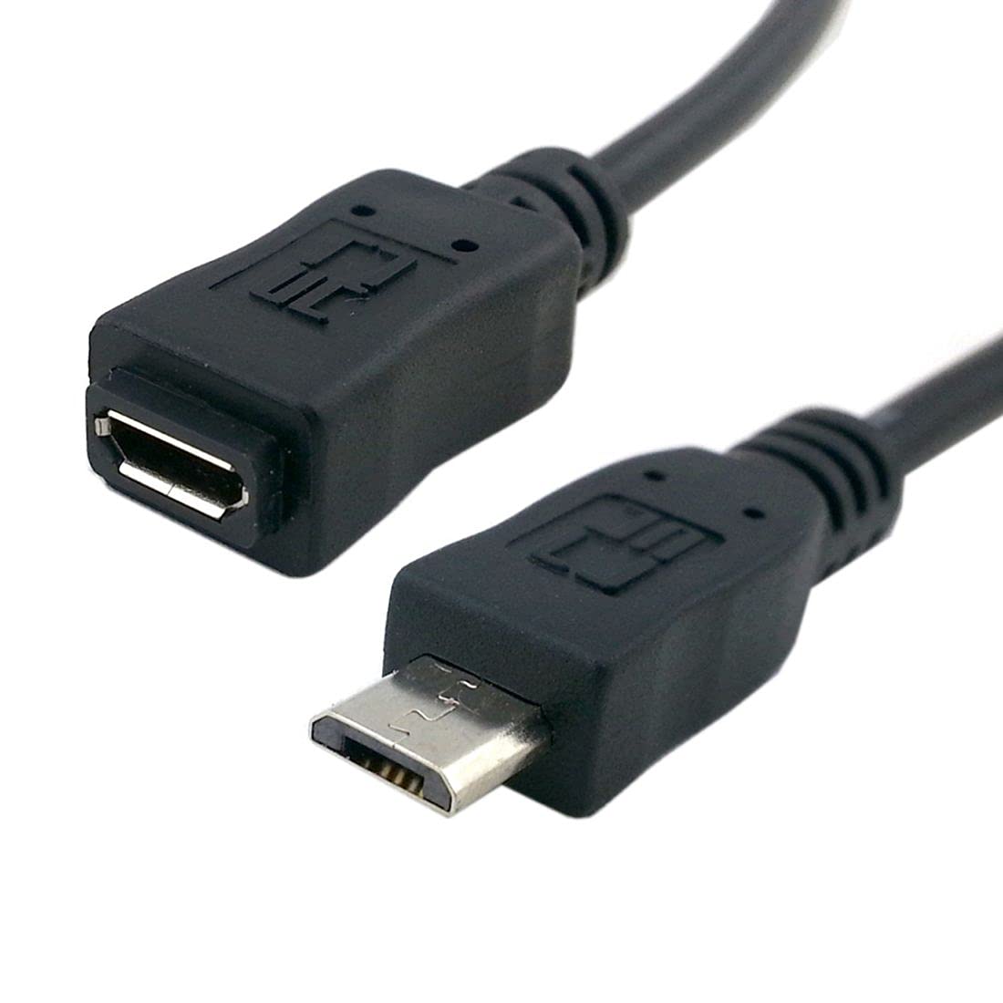 CY 5ft Full Pin Connected Micro USB 2.0 Type 5Pin Male to Female Cable for Tablet & Phone & MHL & OTG Extension