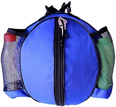LING RONG student basket ball and rugby bag (blue)