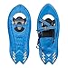 Winterial Pika Kids Snowshoes 18 inch Lightweight Aluminum Flat Terrain Snow Shoes, Blue