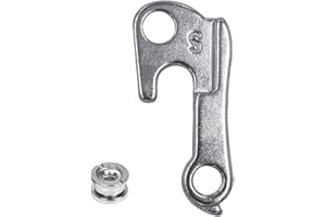 TerchPilet Rear Derailleur Hanger 9 – Compatible with GT, KHS, Mongoose, Marin, Bergamont, Fuji, Airborne & More – Silver CNC