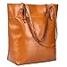 S-ZONE Vintage Genuine Leather Tote Shoulder Bag Handbag Big Large Capacity 2.0