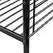FCH Twin Over Twin Bunk Bed Easy Assembly Metal Frame W/Ladder Kids Adult Children Bedroom 78
