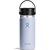 Hydro Flask Flex Sip Coffee Tumbler – Insulated Stainless Steel, Non Spill, Leak Proof Travel Coffee Cup 16 Oz Surf Blue
