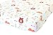 100% Cotton Fitted Crib Sheet by ADDISON BELLE - Premium Baby Bedding - Soft, Breathable & Durable (Fox+Bear)