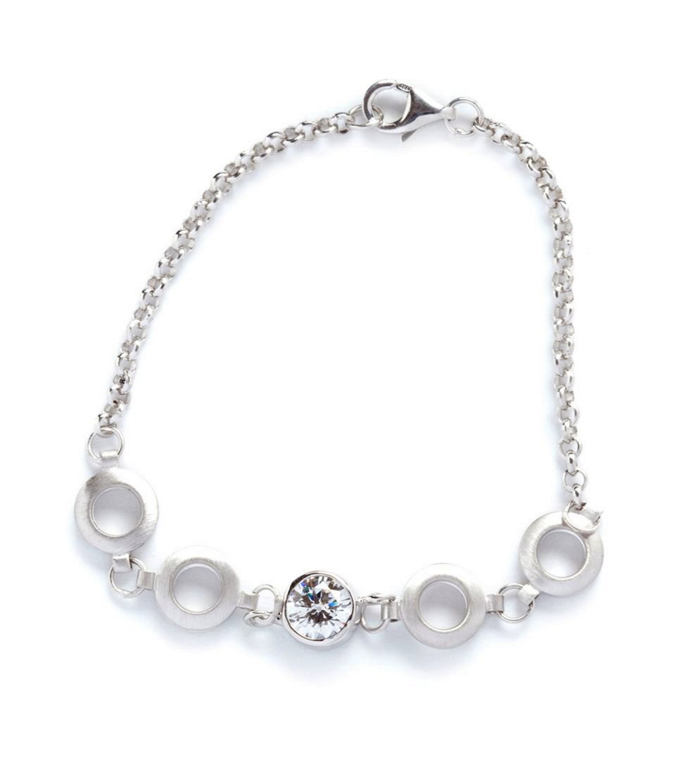 Orphelia ZA-1008 Women's Bracelet 925 Silver Rhodium-Plated Zirconia Brilliant Cut 18.5 cm