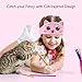 iClever Kids Headphones Girls - Sleeping Headphones for Kids, Comfortable Fleece Headband, Removable Speakers, Washable Headband, Volume Limiting, Tangle-Free Wires - Childrens Headphones, Pink