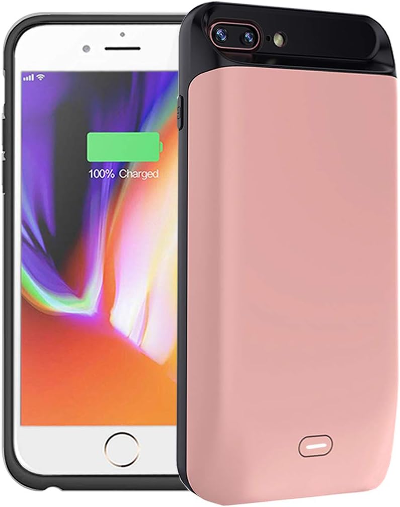 Battery Case for iPhone 11, 6000mAh Portable Rechargeable Battery Pack Charging Case for iPhone 11 (6.1 inch) Extended Battery Charger Case Backup Power Bank (Black)
