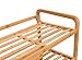BirdRock Home 3-Tier Bamboo Shoe Rack | Environmentally Friendly | Fits 7-9 Shoes | Great for Closets, Bedrooms or Doorways