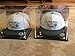 Better Display Cases Acrylic Mini - Miniature Football Helmet (not Full Size) Display Case with Mirror, Gold Risers and Black Base (A003-GR)